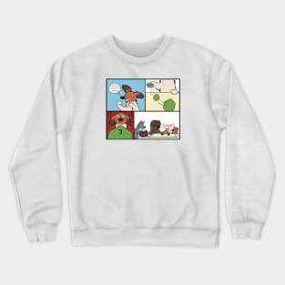 Come Ooonnn Dice - Comic Panel Color Crewneck Sweatshirt